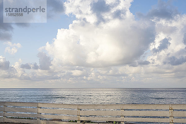 Wintermorgen an der Küste. La Jolla  Kalifornien.