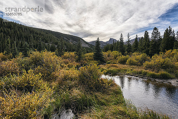 Berglandschaft in der Wildnis der Indian Peaks