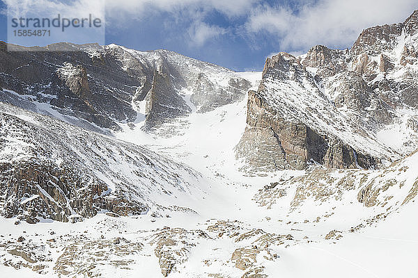 Schiffe Prow und Mount Meeker  Rocky Mountain National Park  Colorado