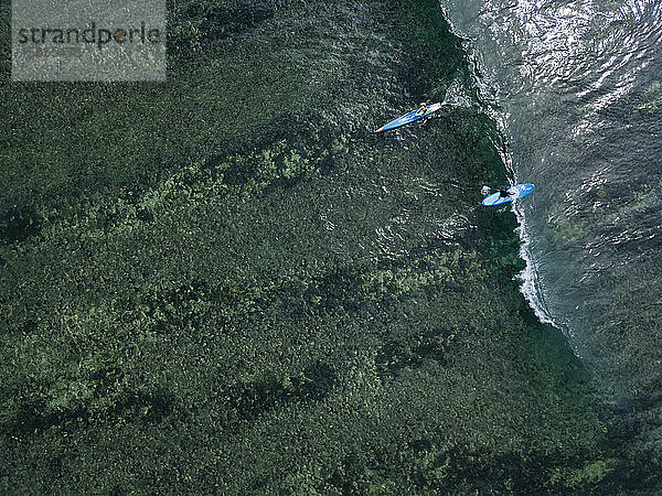Luftaufnahme der Supersurfer