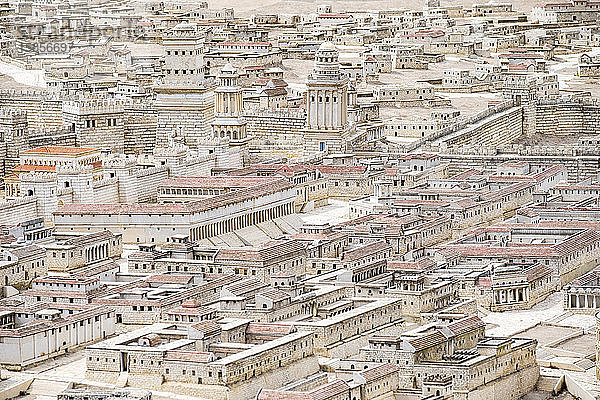 Holyland-Modell von Jerusalem Modell von Jerusalem in der Zeit des Zweiten Tempels