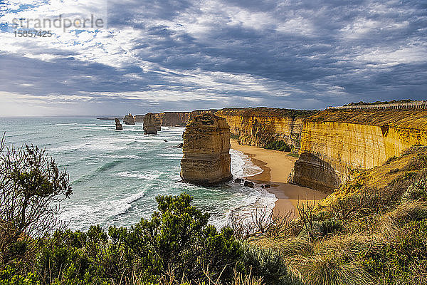 malerischer Blick auf die australische Küste bei den zwölf Aposteln