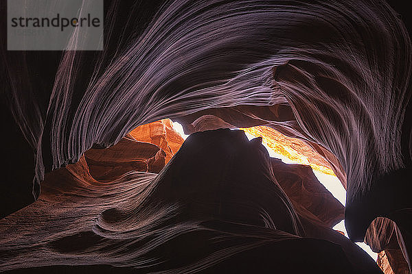 Das Innere des Antelope Canyon  Farbe und Texturen