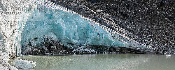 Panorama der Gletscherschmelzkante