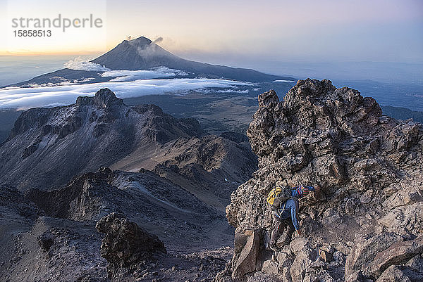 Besteigung des Vulkans Iztaccihuatl in Mexiko