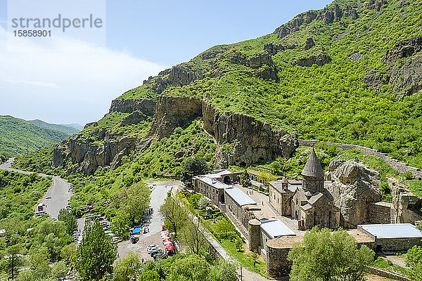 Geghard-Kloster (Geghardavank)  UNESCO-Weltkulturerbe  Provinz Kotayk  Armenien