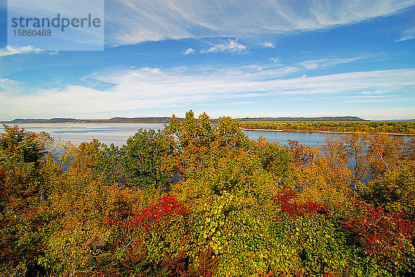 Minnesota und der Mississippi im Herbst