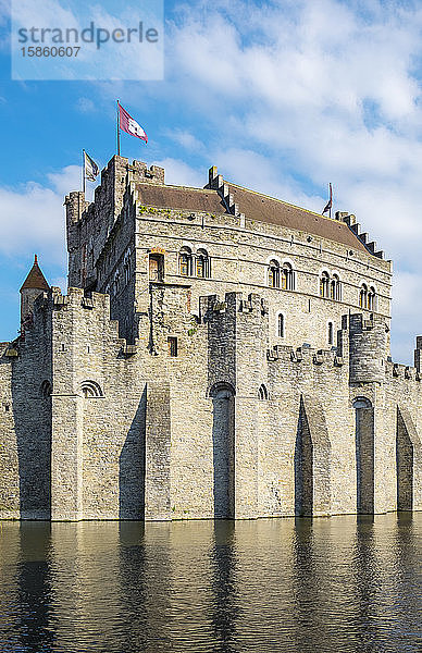 Schloss Het Gravensteen an der Leie  Gent  Flandern  Belgien