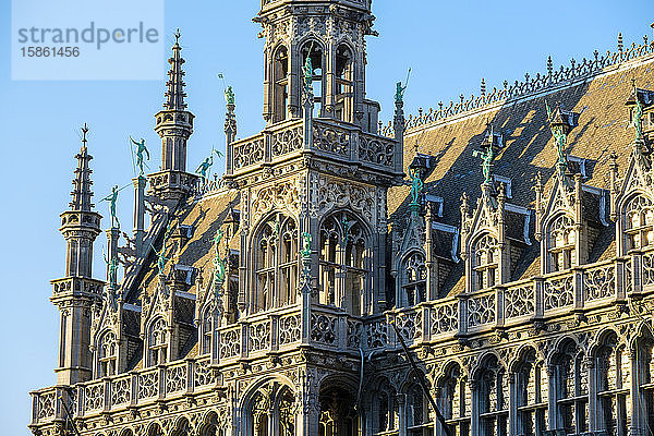 Maison du Roi oder Broodhuis auf dem Grand Place (Grote Markt)  UNESCO-Weltkulturerbe  Brüssel  Belgien