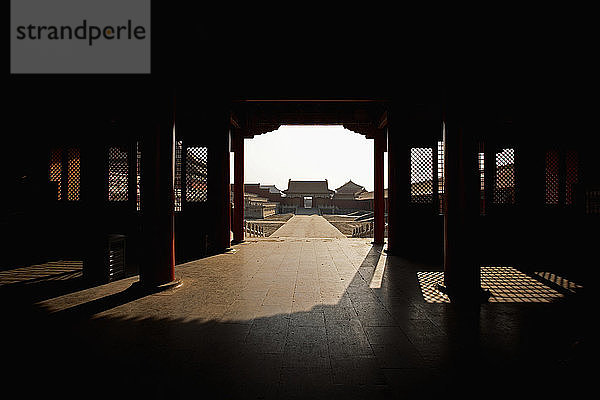 Tor an der alten verbotenen Stadt in Peking
