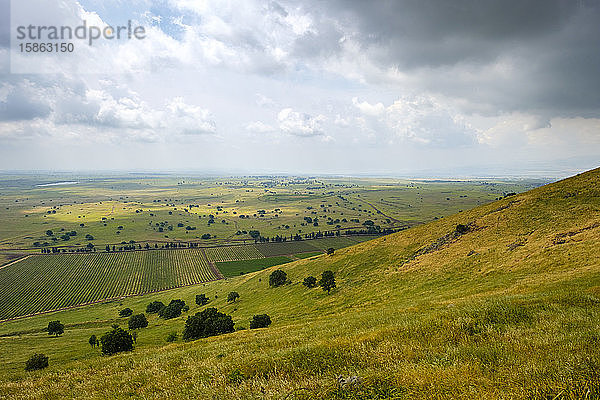 Blick vom Berg Shifon (Har Shifon)  Zentrale Golanhöhen