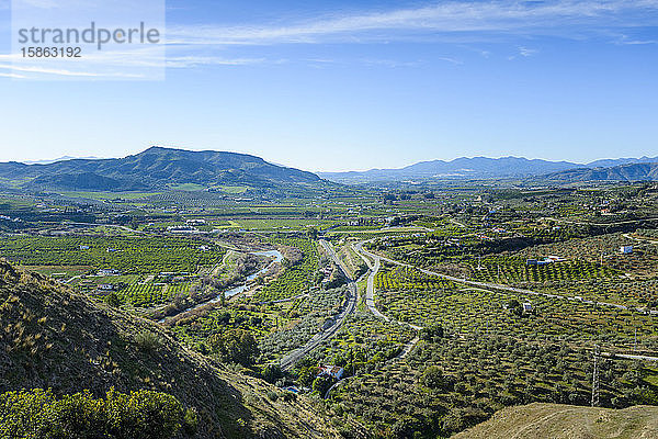 Landschaft in Alora  Malaga  Spanien