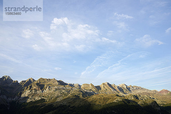 Sonnenaufgang im Canfranc-Tal