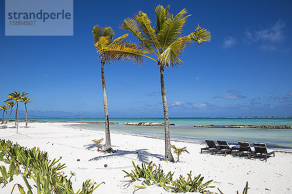 Strand im Resort Also del Mar  Punta Cana  Dominikanische Republik  Westindien  Karibik  Mittelamerika