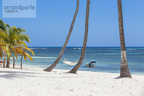 Mano Juan  ein malerisches Fischerdorf  Insel Saona  Parque Nacional del Este  Punta Cana  Dominikanische Republik  Westindien  Karibik  Mittelamerika