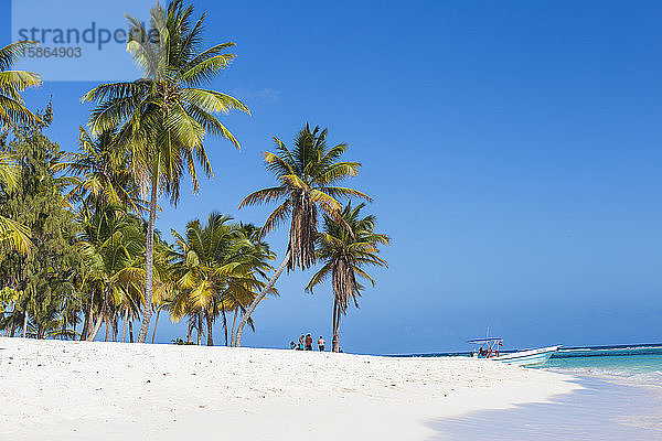 Canto de la Playa  Insel Saona  Parque Nacional del Este  Punta Cana  Dominikanische Republik  Westindien  Karibik  Mittelamerika