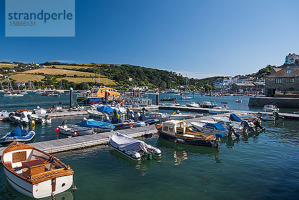 Marine Quay  Salcombe  Devon  England  Vereinigtes Königreich  Europa