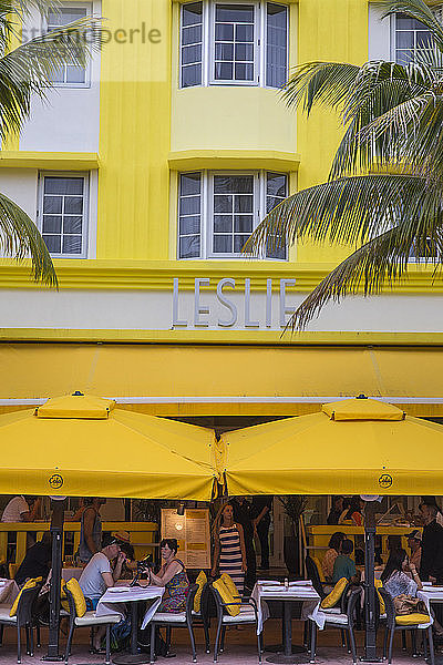 Leslie Hotel  Ocean Drive  South Beach  Miami Beach  Miami  Florida  Vereinigte Staaten von Amerika  Nord Amerika