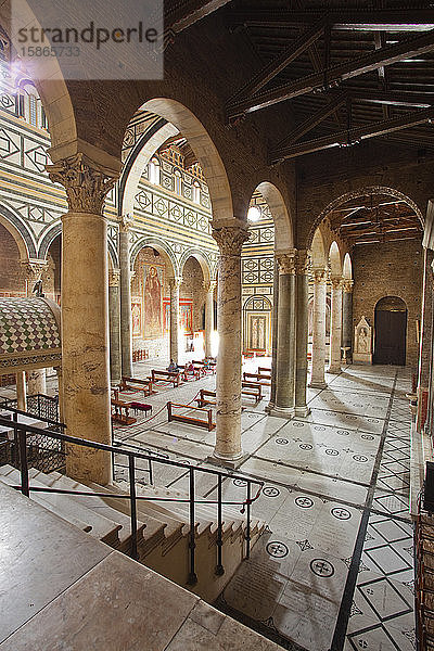 Basilika di San Miniato al Monte in Florenz in der Toskana  Italien  Europa