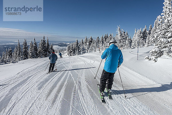 Abfahrtslauf  Sun Peaks Resort; Sun Peaks  British Columbia  Kanada