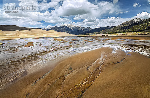 Great Sand Dunes National Park and Preserve; Colorado  Vereinigte Staaten von Amerika