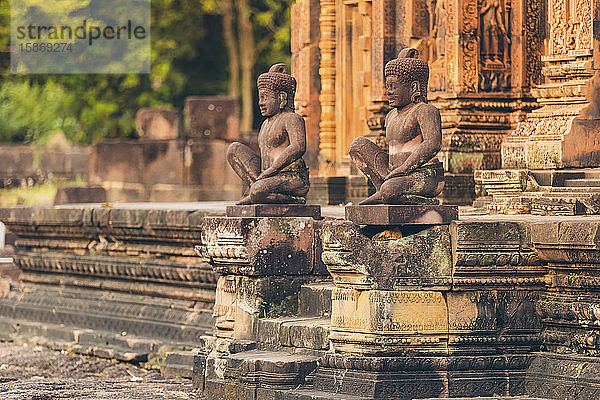 Banteay Srei-Tempel  Angkor Wat-Komplex; Siem Reap  Kambodscha