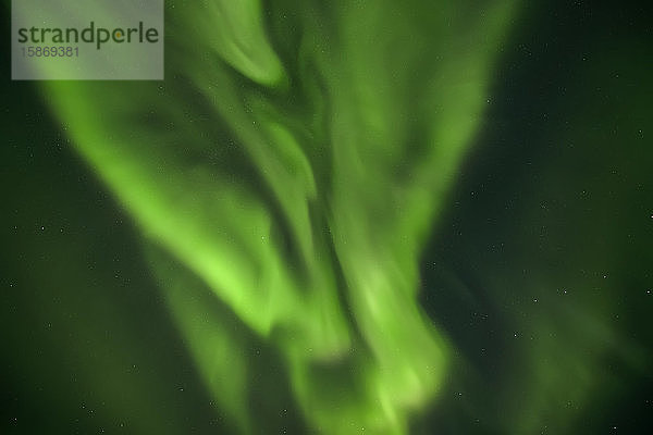 Aurora Borealis  das Nordlicht  erhellt den Nachthimmel über Yukon; Yukon  Kanada