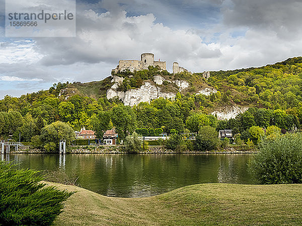 Chateau Gaillard; Les Andelys  Normandie  Frankreich