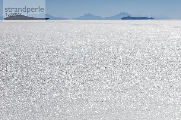 Landschaft im Salar de Uyuni; Potosi  Bolivien