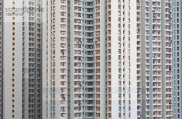 Sozialwohnungen  Shek Kip Mei  Kowloon  Hongkong  China  Asien