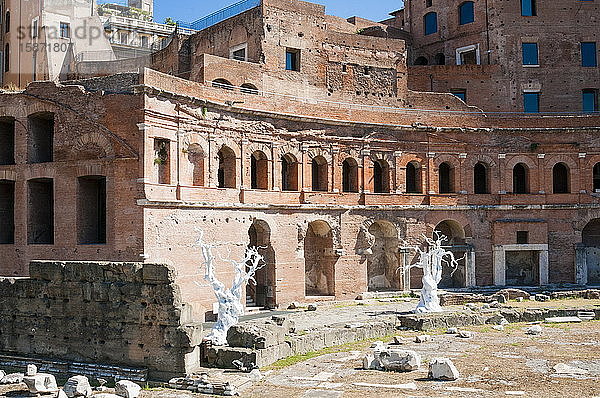 Trajans Forum  UNESCO-Weltkulturerbe  Rom  Latium  Italien  Europa
