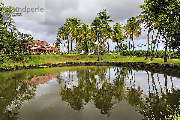 Distillerie Longueteau  historische Rum-Brennerei  Sainte Marie  Capesterre Belle Eau  Basse Terre  Guadeloupe  Leeward-Inseln  Westindien  Karibik  Mittelamerika