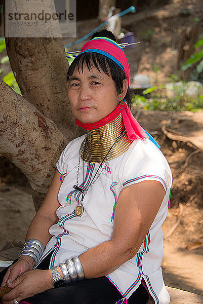 Asien  Thailand  Chiang Mai  Dorf der Bergvölker  Ban Huai Pa Rai