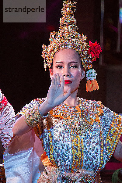 Asien  Thailand  Bangkok  Traditioneller Tanz