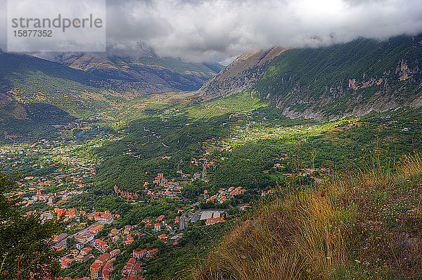 Italien  Basilikata  Maratea  Landschaft vom Monte San Biagio