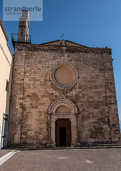 Italien  Abruzzen  Celano  Kirche Sant'Angelo