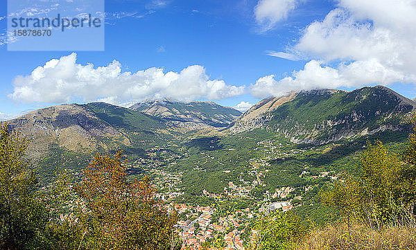 Italien  Basilikata  Maratea  Landschaft vom Monte San Biagio