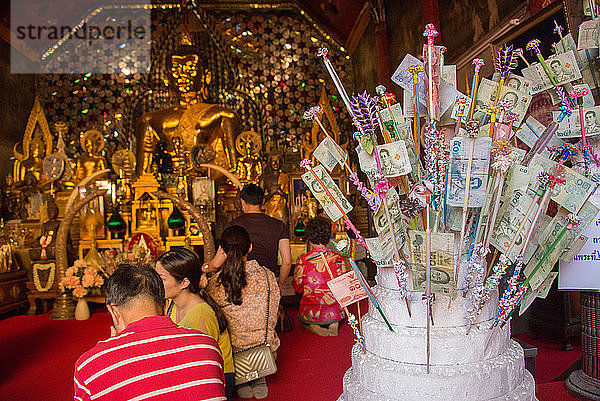 Asien  Thailand  Chiang Mai  Doi Suthep-Tempel