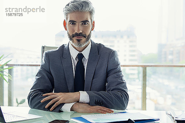 Porträt eines Geschäftsmannes im Büro