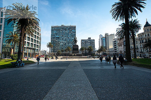 Blick auf die Plaza Independencia