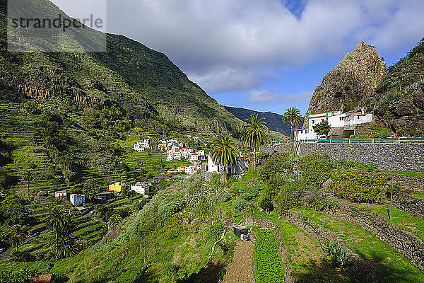 Spanien  Provinz Santa Cruz de Tenerife  Hermigua  ländliches Dorf im grünen Tal der Insel La Gomera
