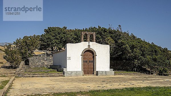 Kapelle Ermita Santa Clara bei Vallehermoso  La Gomera  Kanaren  Spanien  Europa