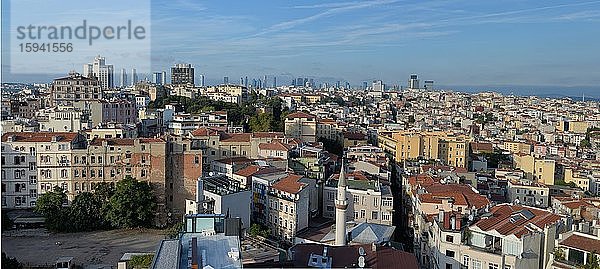 Panorama von Istanbul  Istanbul  Türkei  Asien