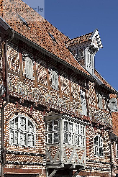 Fachwerkhaus in der Altstadt  Lüneburg  Niedersachsen  Deutschland  Europa