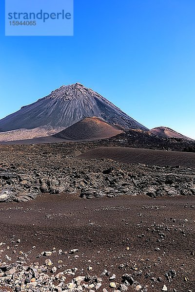 Vulkan Pico do Fogo  Chã das Caldeiras  Insel Fogo  Insel des Feuers  Kap Verde  Afrika
