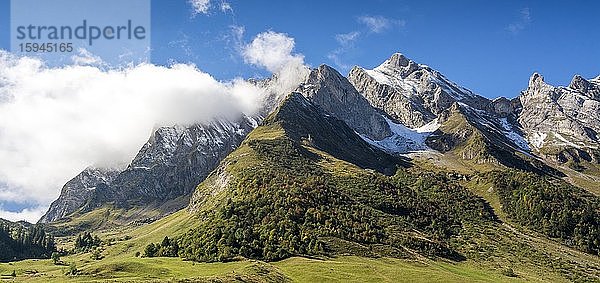 Massif von Aravis  Département Haute-Savoie  Auvergne-Rhone-Alpes  Frankreich  Europa