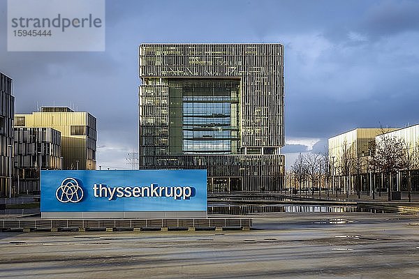 ThyssenKrupp Hauptverwaltung  Essen  Ruhrgebiet  Nordrhein-Westfalen  Deutschland  Europa