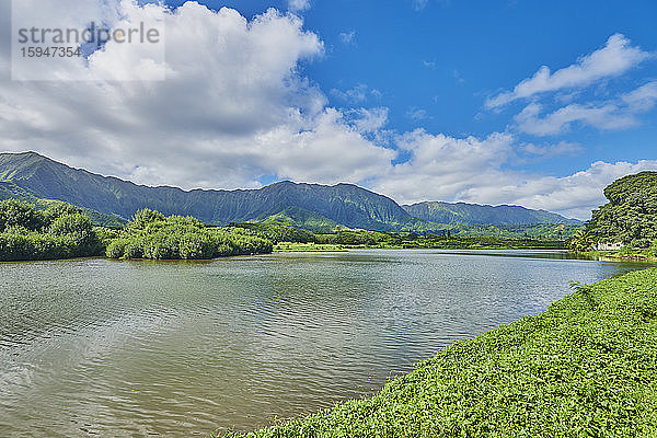 Wai'hole Beach Park  Oahu  Hawaii  USA