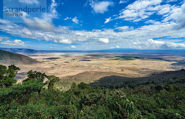 Ngorongoro Krater  Serengeti Nationalpark  Tansania  Ostafrika  Afrika