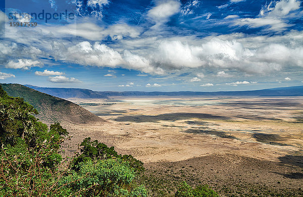 Ngorongoro Krater  Serengeti Nationalpark  Tansania  Ostafrika  Afrika